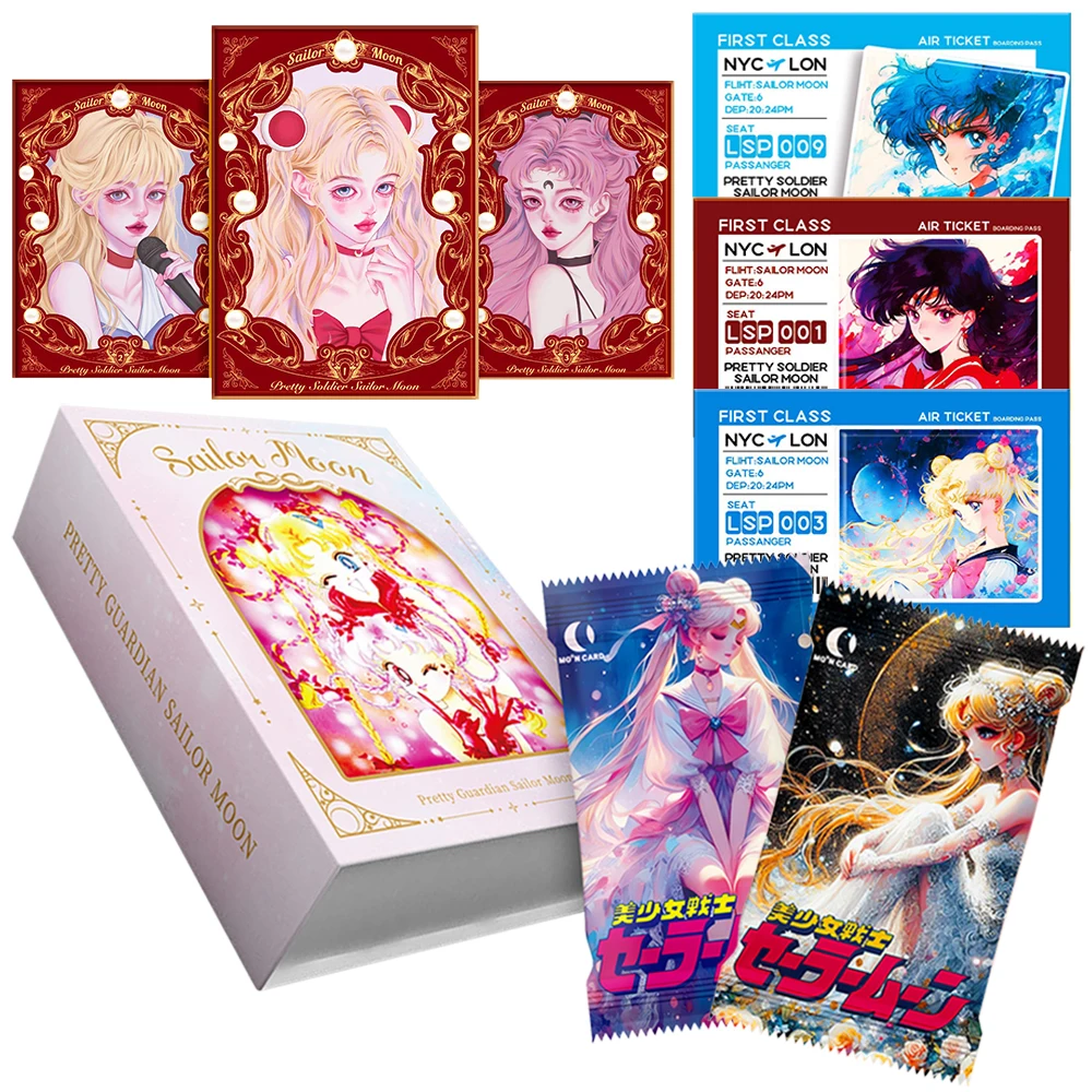 

Sailor Moon Collection Card Japanese Magical Girl Transforms Into Anime Exquisite Commemorative Stamp Card Fun Christmas Gifts