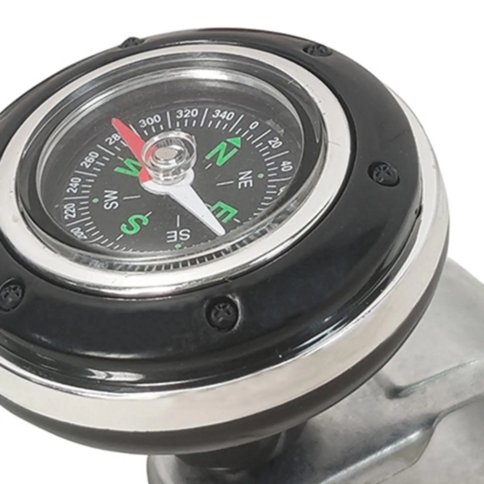 Generic steering wheel auxiliary button with compass, turning and reversing