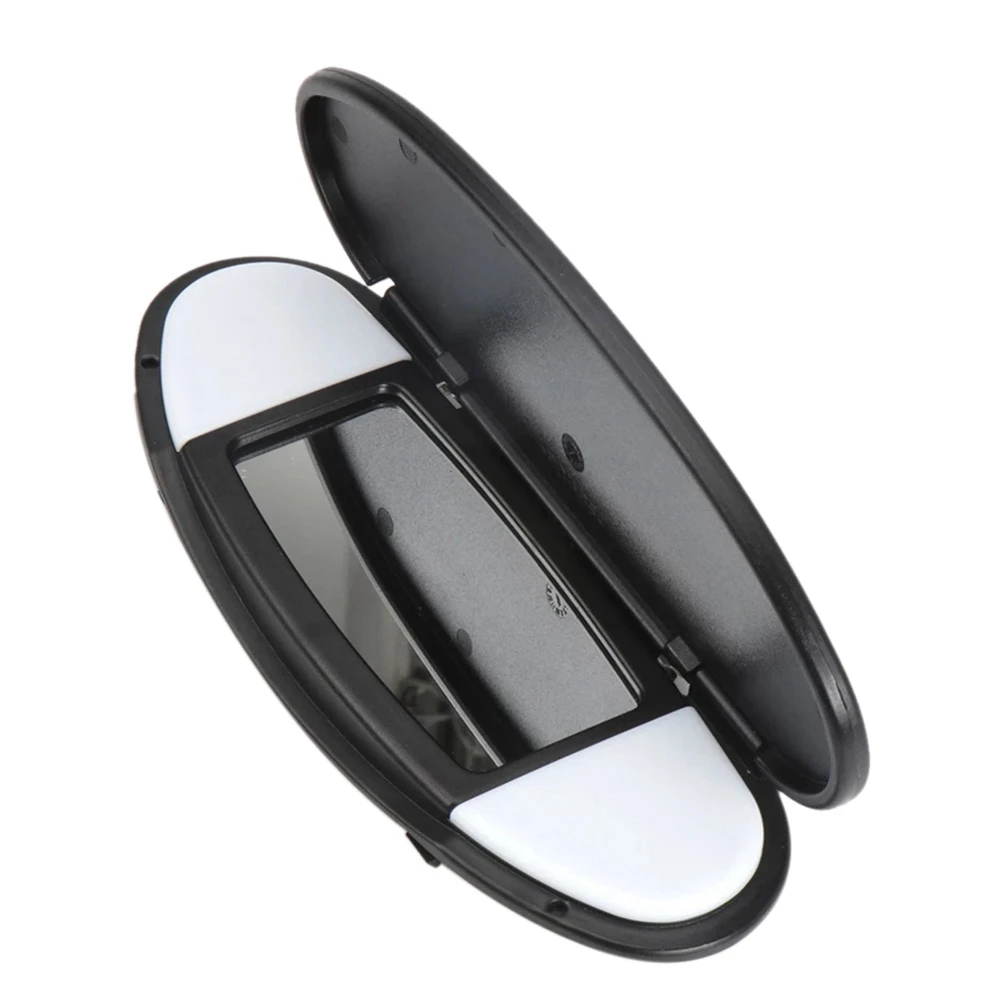 Car Sun Visor Sunroof Mirror Cover Sun Shield Makeup Mirror Cover for -BMW MINI R55 R56 R60 2007-2014 Black 51167361833