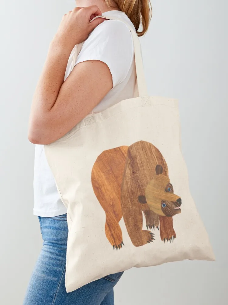 Bear Eric Carle Classic Tote Bag bags luxury women Women's beach bags shopping bags foldable