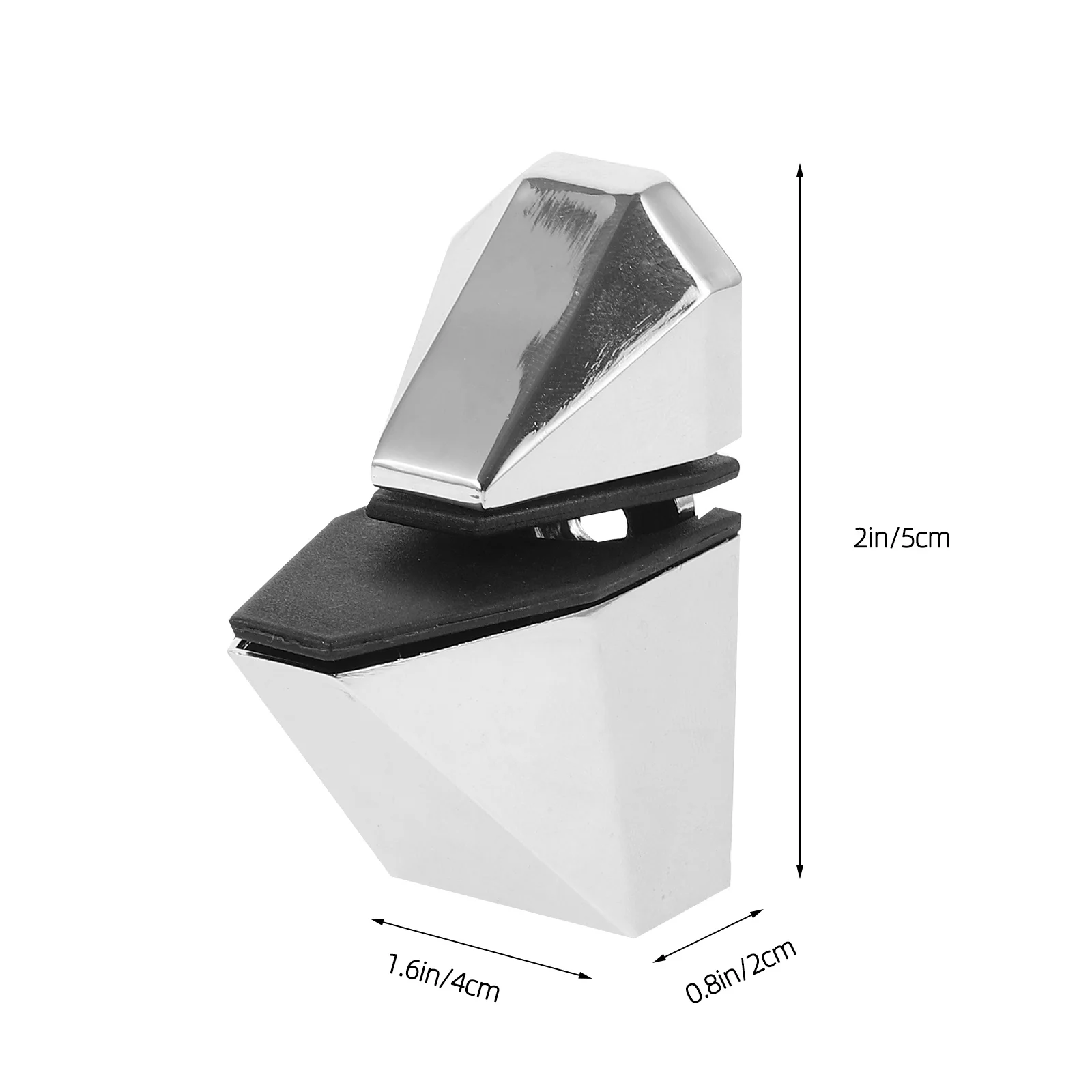 2 قطعة دعامات الرف الزجاجي قوية مقاومة للاهتراء سطح أملس خزانة الدش رفوف تثبيت دعامات الرف الزجاجي