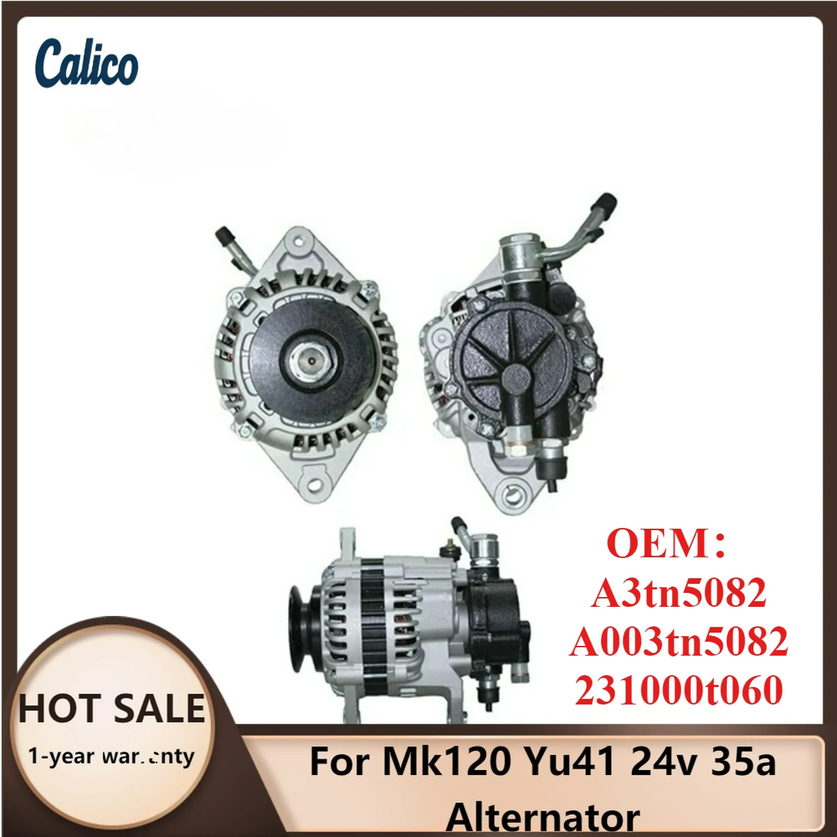 

Factory Direct Sales Are Suitable for Mk120 Yu41 24v 35a Alternator A3tn5082 A003tn5082 231000t060