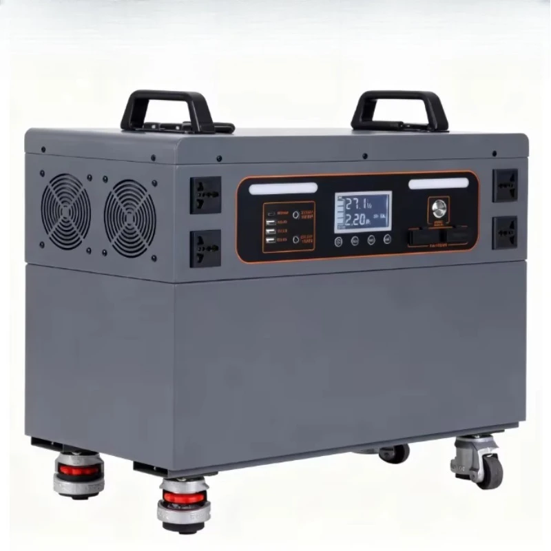 Solar Generator Solar Generator with Panels 3000W 5120WH  High-capacity LiFe04 Energy Storage Station Customizable Options