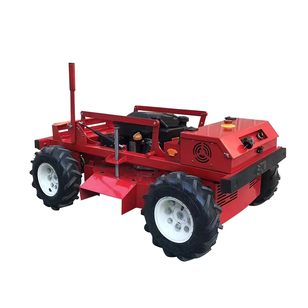 Cheap Remote Mini  Cutting Grass Removing Machine Robot Remote Control Lawn Mower For Farm Garden  Self-Propelled Lawn Mower