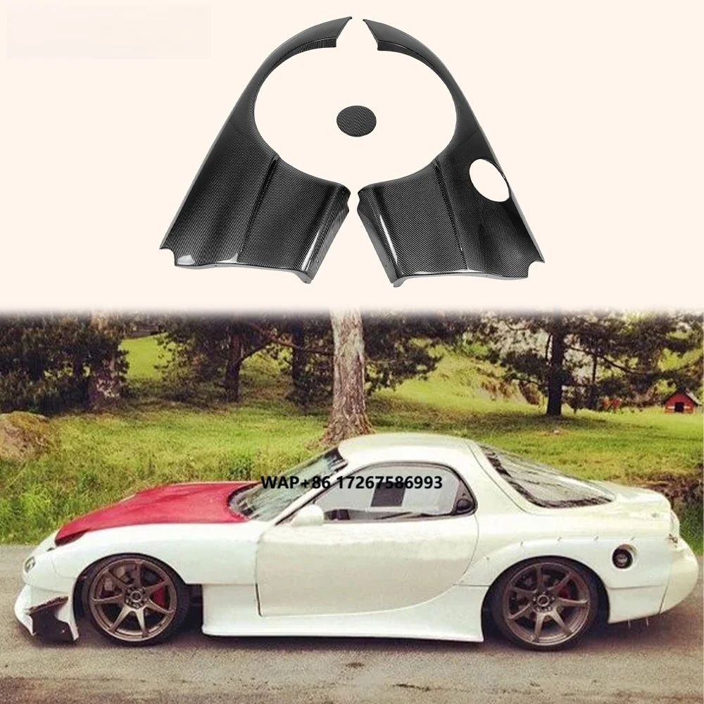 

For RX7 FD3S RE-GT Kit Carbon Fiber Rear Quarter Panel Fender Flares