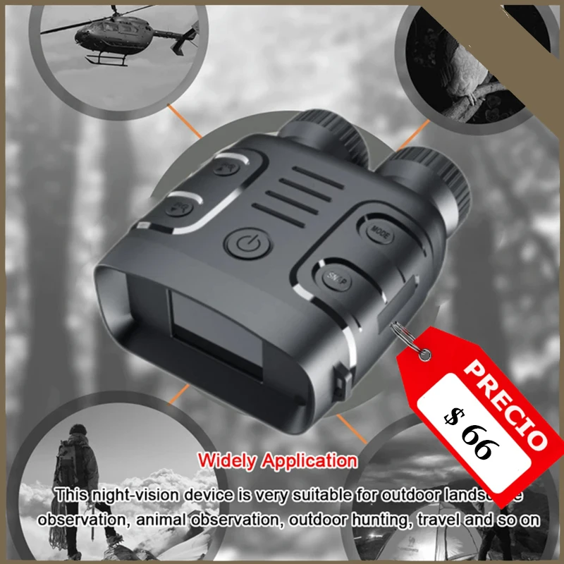 R18 Binocular 5X Zoom Digital Night Vision 200m Photo Video Recording Camera 850nm Infrared for for Outdoor Camping Hunnting