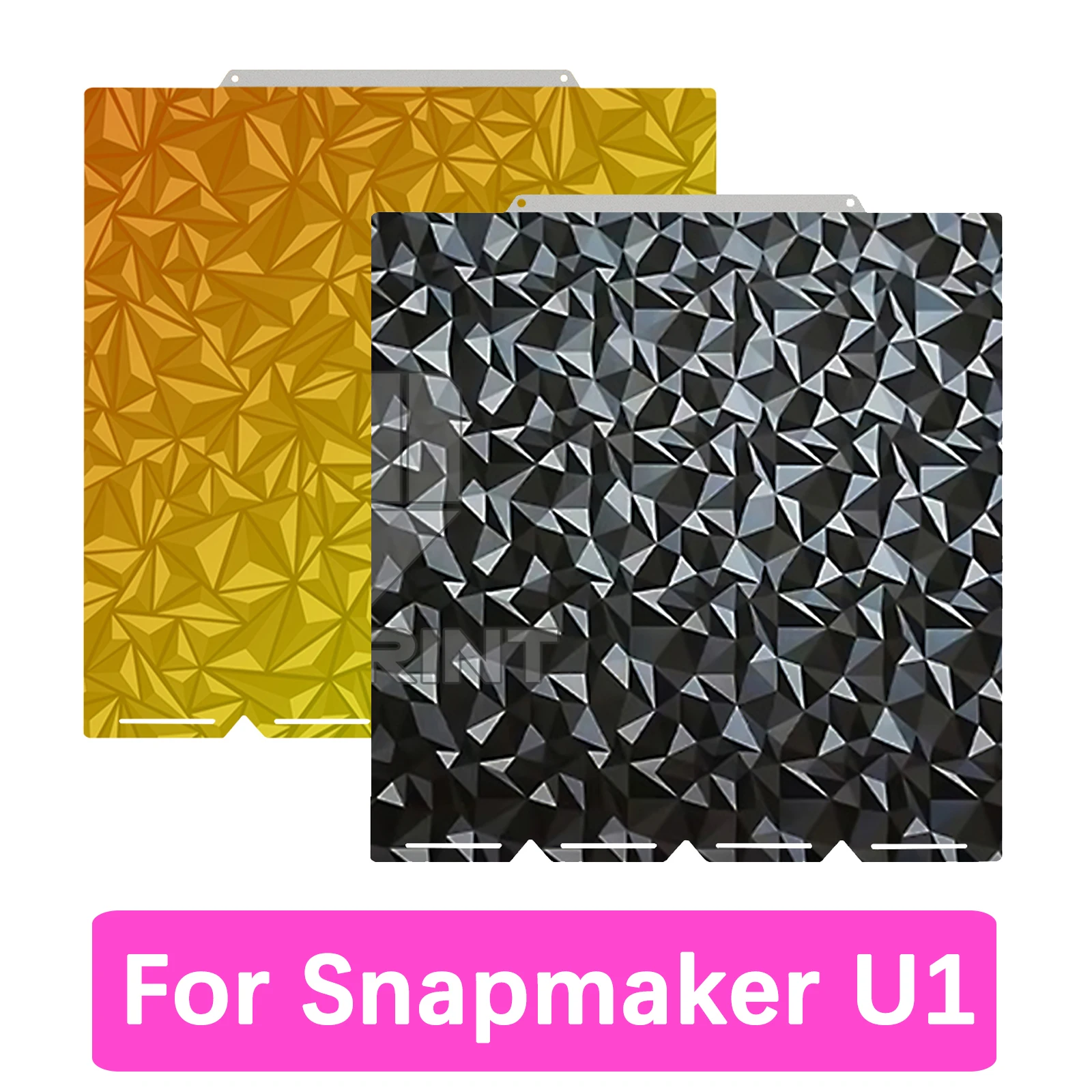 

270x270mm For Snapmaker U1 Build Plate Textured PEI Spring Steel Plate Double Sided Smooth PEO PEO PEY Sheet For Snapmaker U1