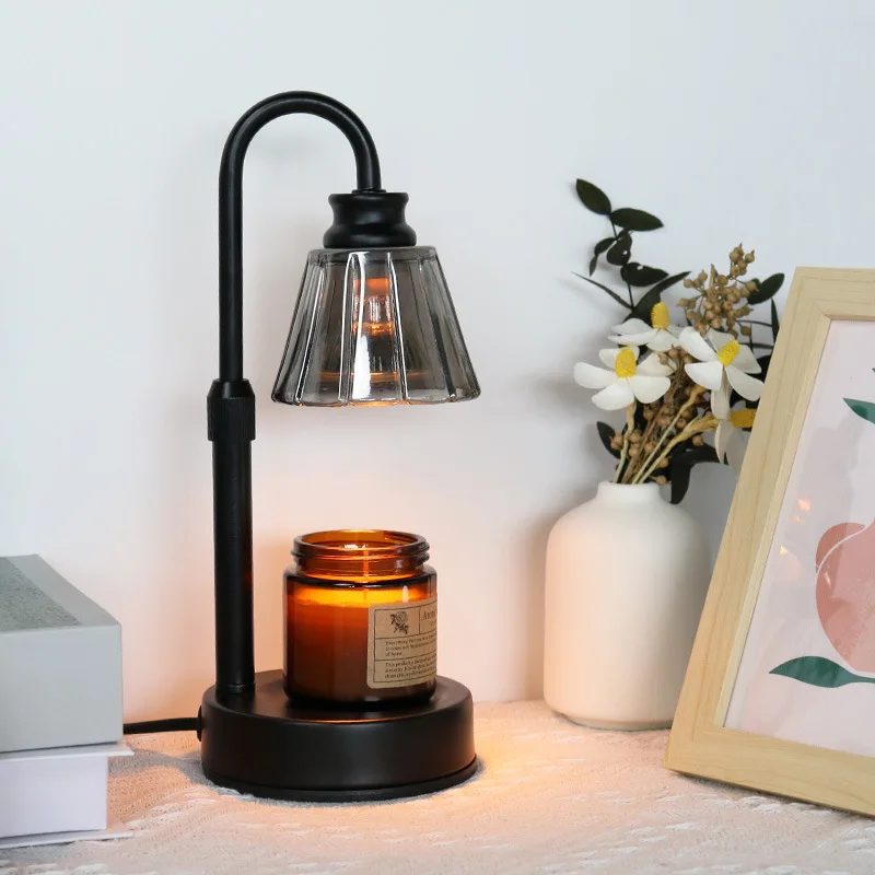 */*Glass Aromatherapy Lamp Melting Wax Lamp Candle Warm Adjustable Melting Candlestick Lamp Bedroom Aromatherapy Furnace