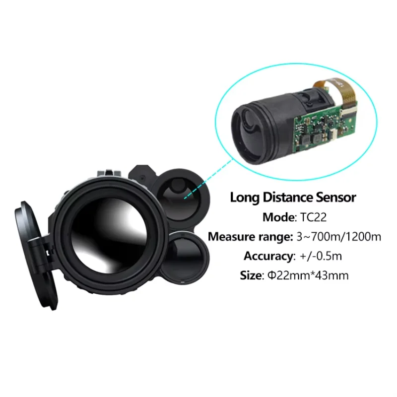 Sensor Pengukur Jarak Laser Digital Modul Laser Pencari Jarak Jauh 700m USB TTL