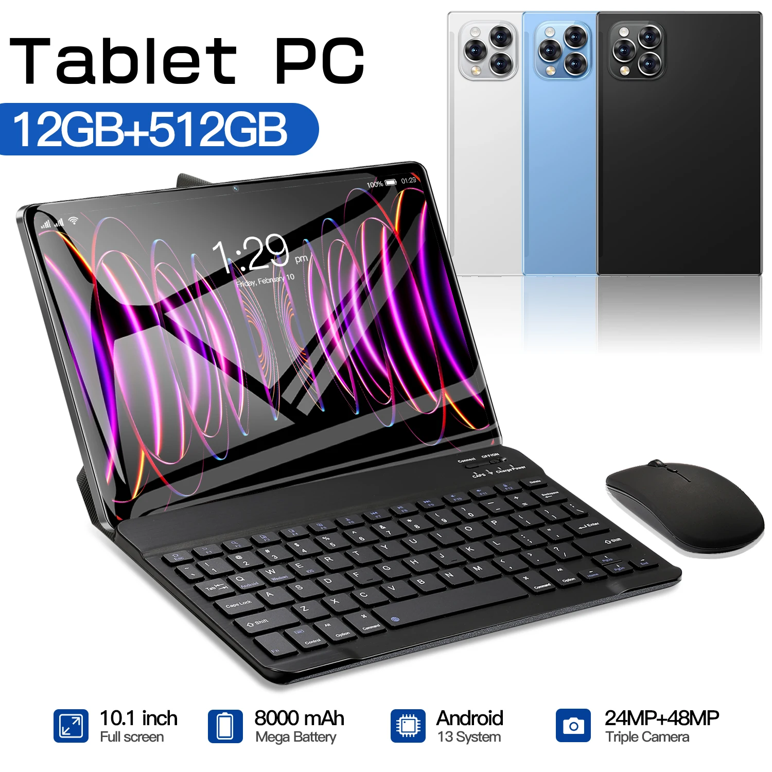 2025 New Xaioml Pad 15 Pro Tablet HD Large Screen Tablets 5G WifiGPS Bluetooth Dual SIM Dual Standby High Performance Tablet PC