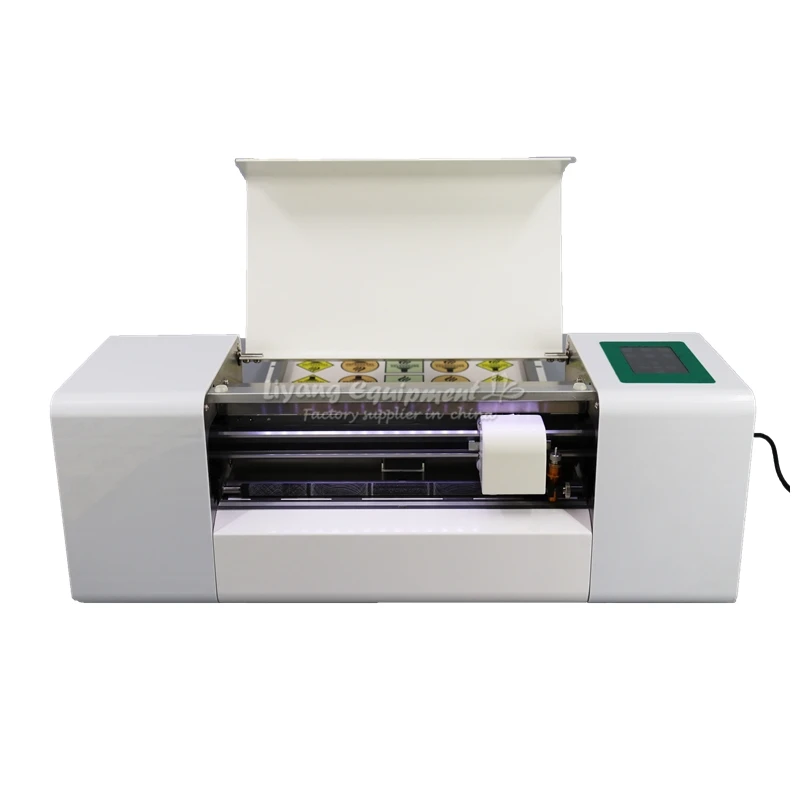 LY-388A Touch Screen Control Mini Digital Automatic Label Die-cutting Machine With Auto Paper Feeding 220V 110V 60W