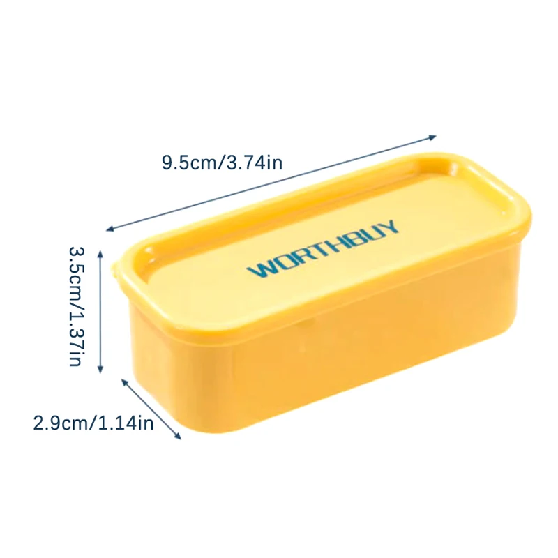 Portable Cotton Swab Box Travel Dental Floss Holder Case Sundries Organizer Box Dust-proof Wire Earphone Cable Storage Box