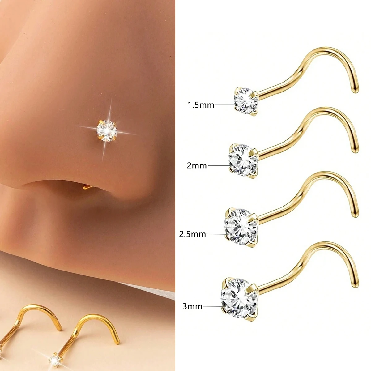 1/3/5 Stuks Minimalistische Ge - Zs Body Jewelry recensie en prijs