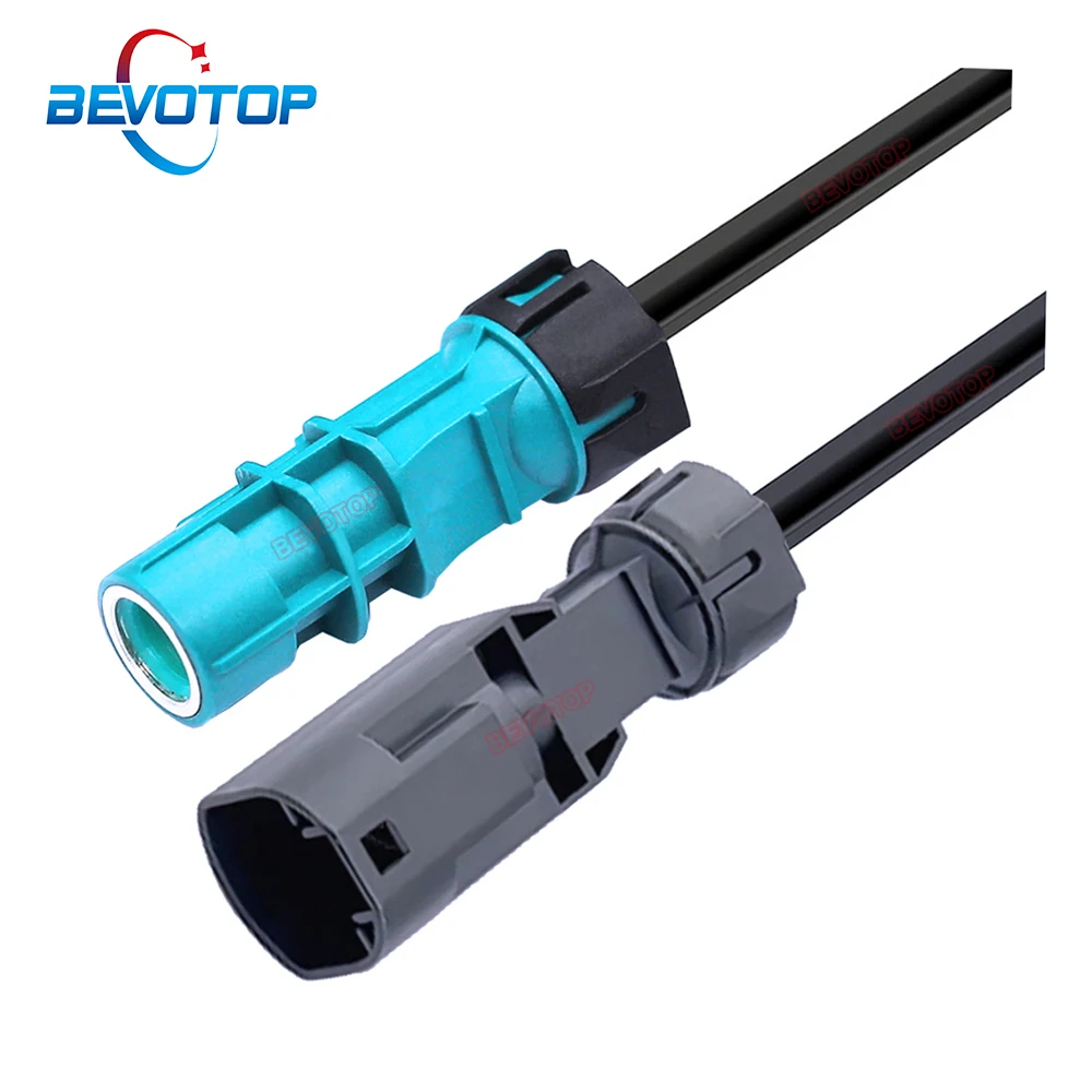 Waterproof HSD LVDS Video Line Black A Male to Water Blue Z Female Jack High Speed 535 4-Core Auto Cable Wire Harness BEVOTOP