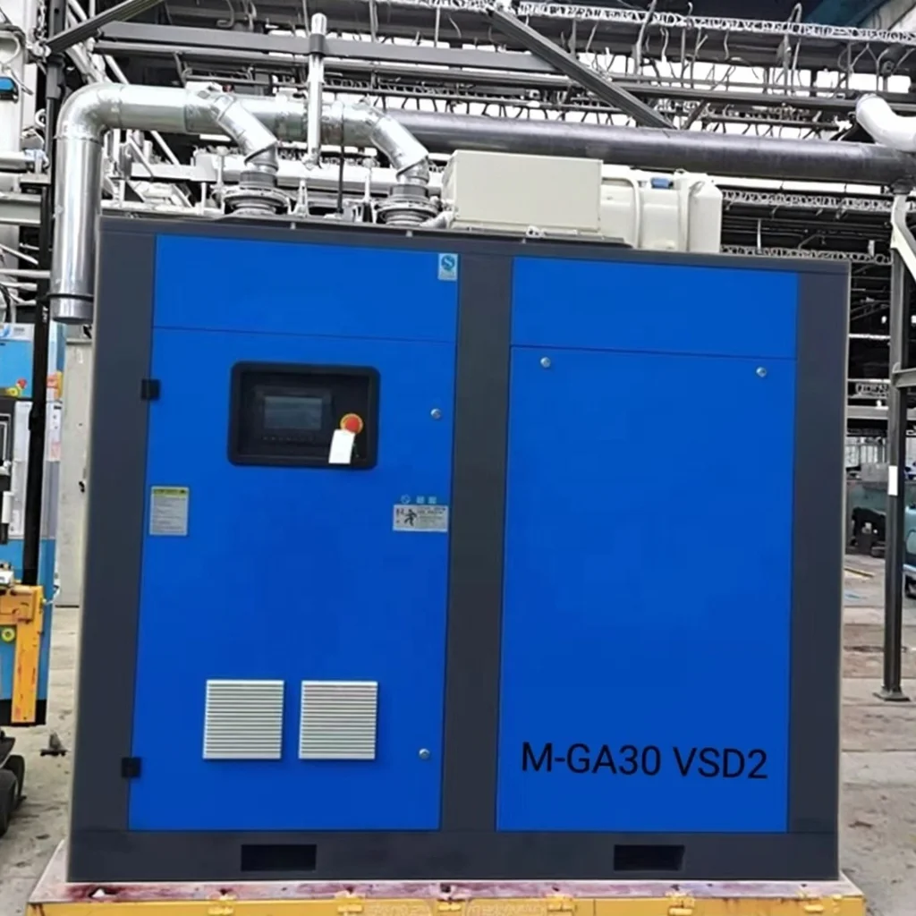 Good Price 30KW 40HP Two-Stage Permanent Magnet VSD Screw Air Compressor for Chemical Industry
