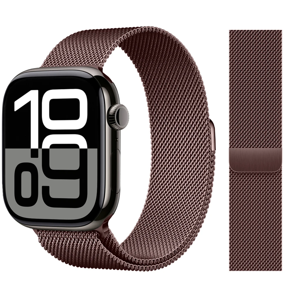 Milanese Loop Armband für Apple Watch Band 46mm 44mm 45mm 40mm 42mm 41mm Correa Armband iWatch Series 11 10 9 8 SE 7 6 Ultra 3 2
