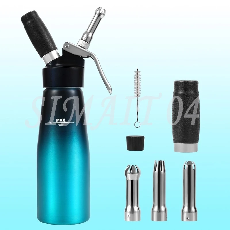 

Make Coffee Cold Brew Snow Top Milk Cover Milk Cover Snow Cover Cream Gun, Multi-functional Stainless Steel Frother