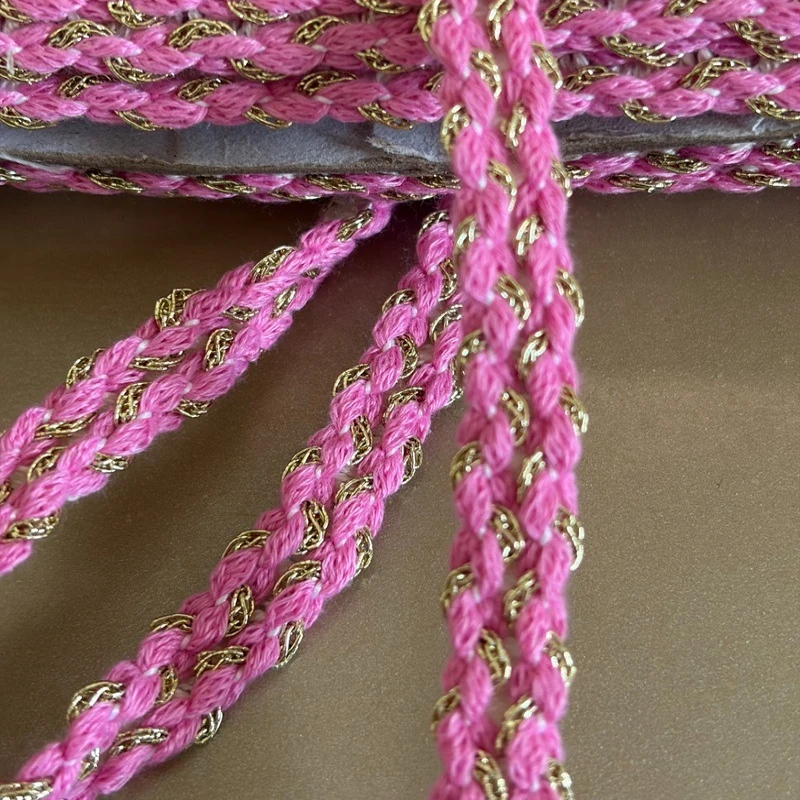 Rosenrote Lolita-Spitze für DIY-Stickerei, Stoffhandwerk, Besatz, Kleidungsdekoration, Weiß, Schwarz, Nähzubehör, Bekleidung, Kunst, Heimdekoration – Detail 4