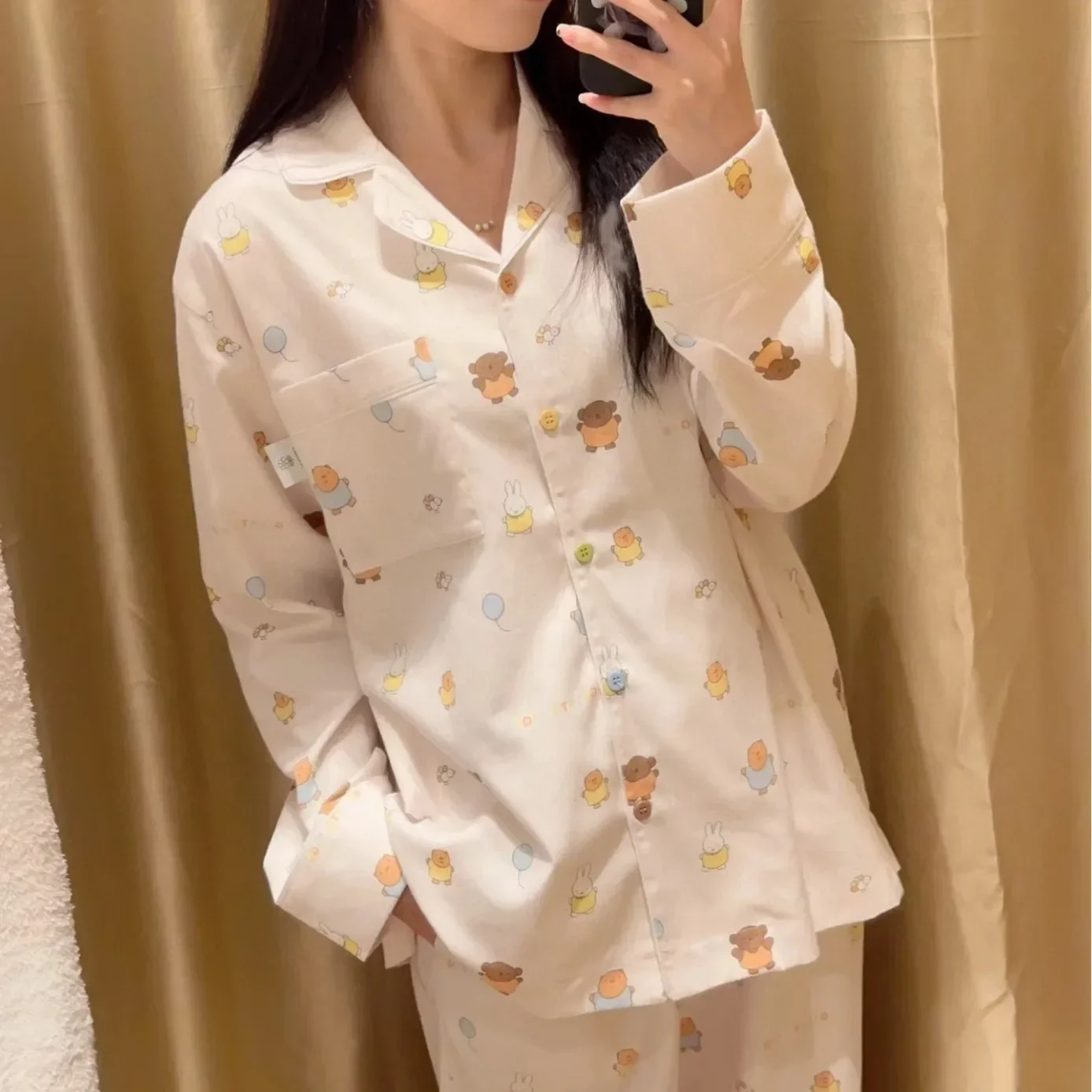 Women\'s Pajamas Sleepwear Room Wear Ladies  Cotton POLYESTER