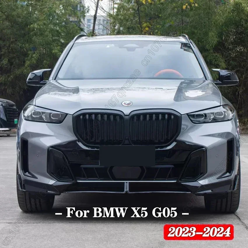 

4 шт. передний бампер, разделитель губ для BMW X5 G05 LCI 30d 40i 50e M60i 2023-2024, глянцевый черный MP-стиль, автомобильный защитный чехол, комплекты кузова