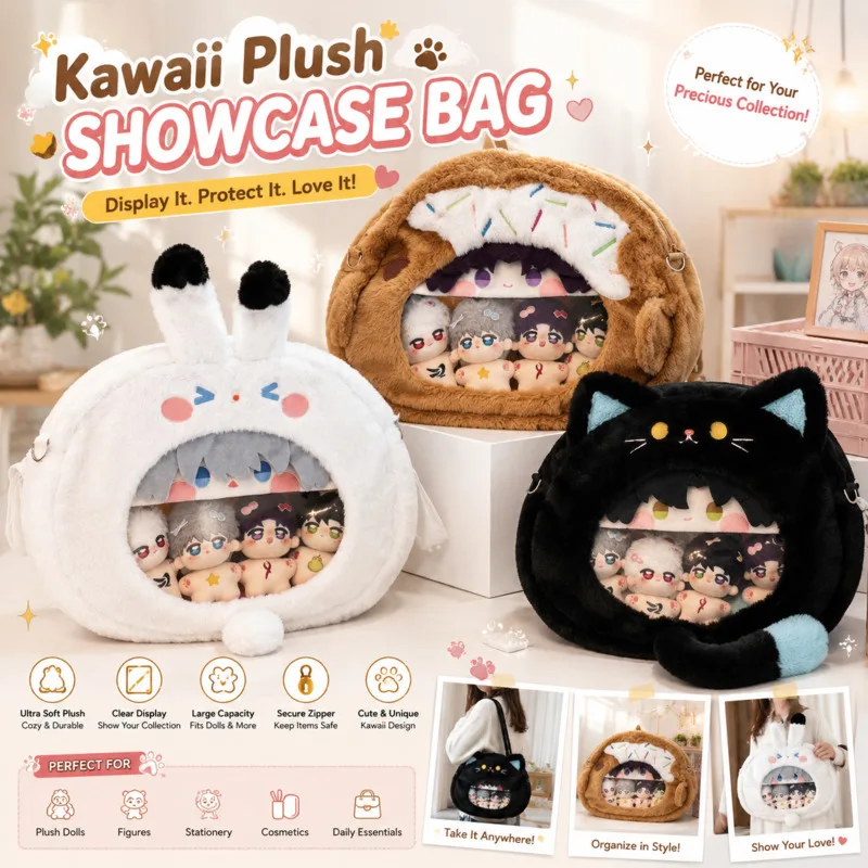 Love And Deepspace 45x35cm Backpacks Ita Bag Carrier Shoulder Bag Cute Puppy Doll, Display Bag Stuffed Toy Storage Birthday Gift