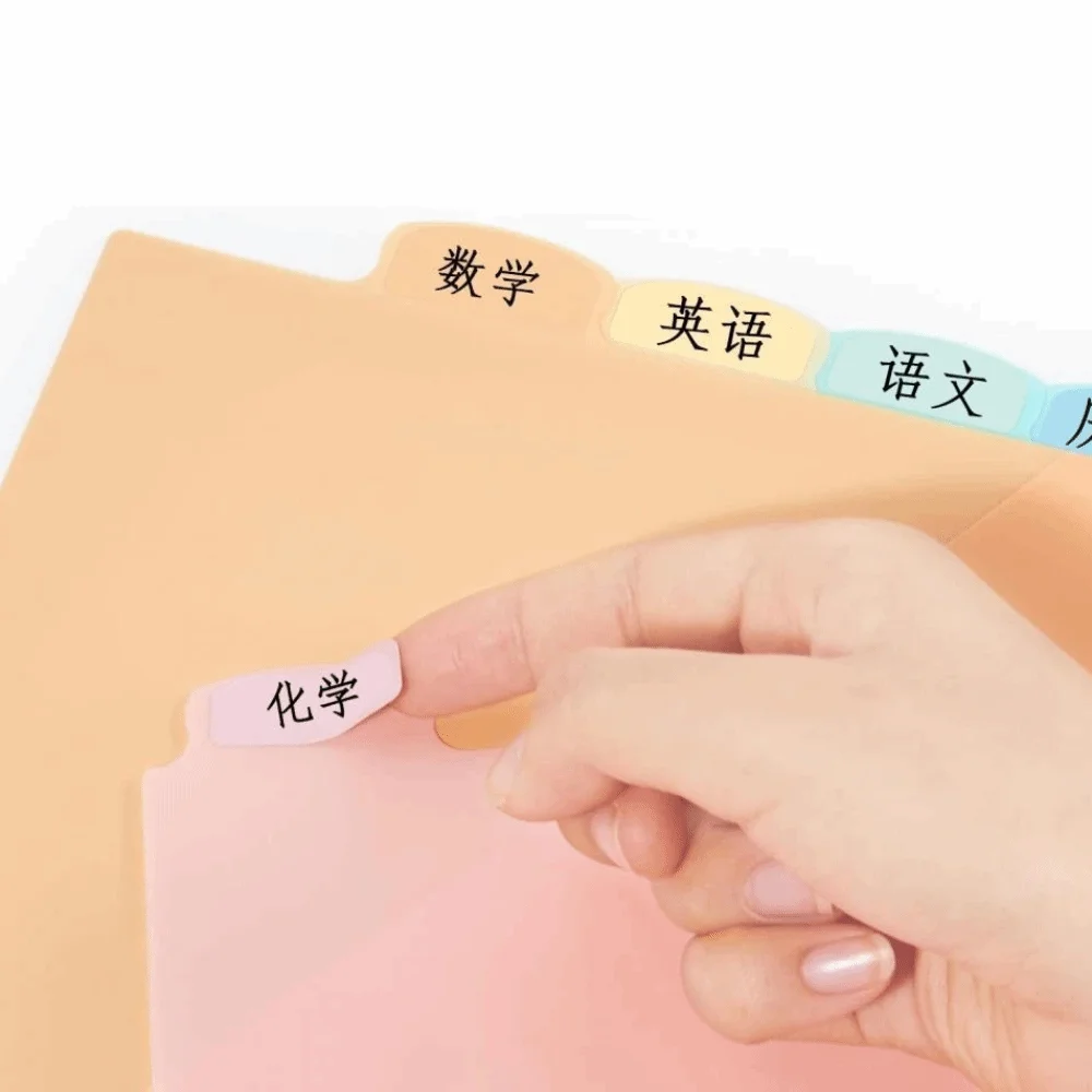 A4サイズのパステルカラーのバインダー仕切り8枚セット。3穴 - Tab Divider A4 のレビューと価格