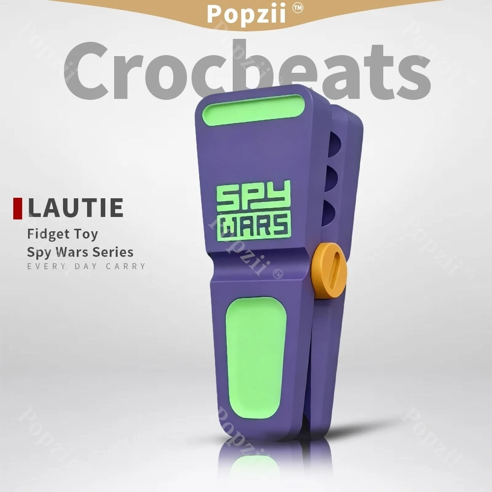 LAUTIE Crocbeats Clicker Spy Wars Series  EDC Magnetic Cool Gadget Adult Sensory Toys Fidgeting toysCeramic Coating