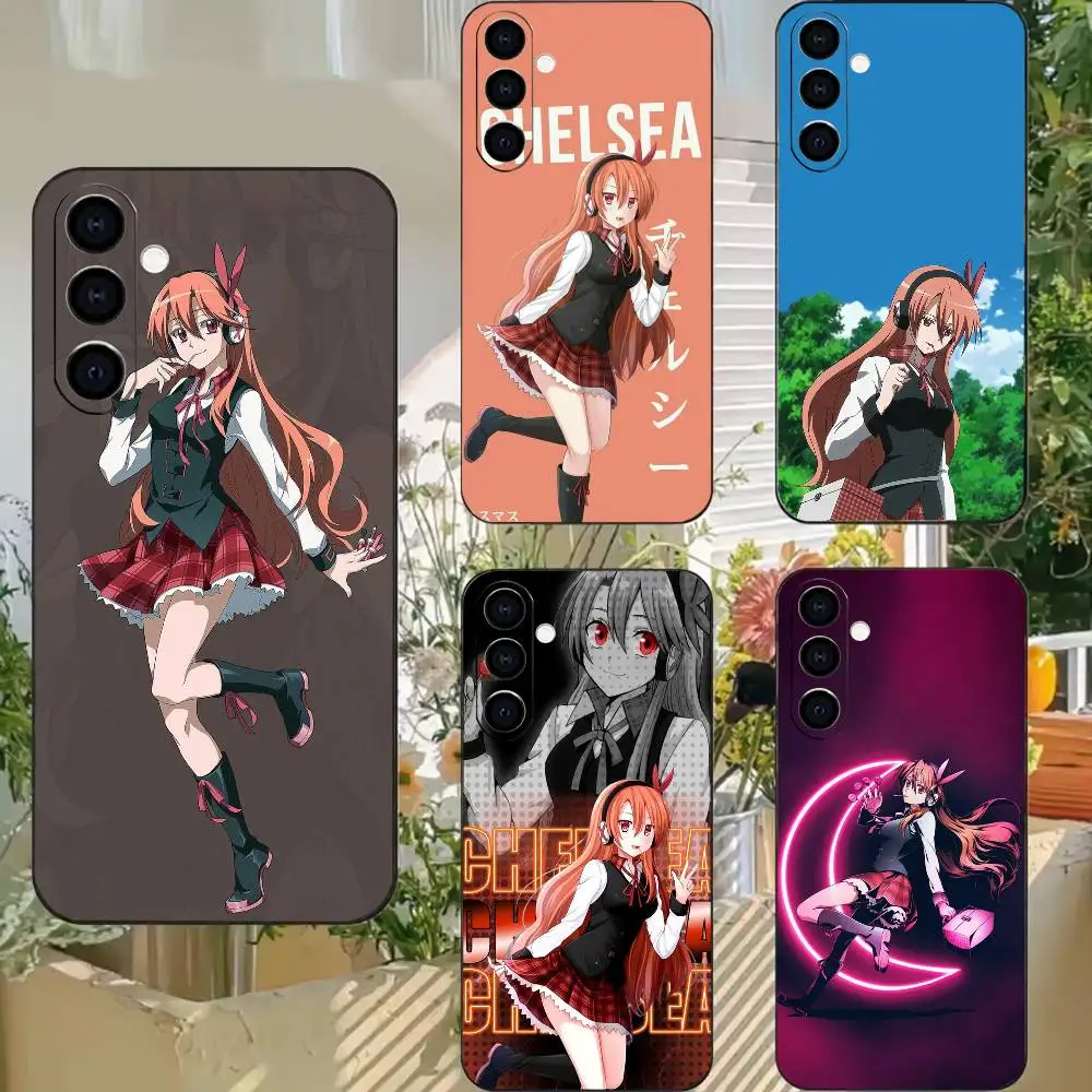 Classic anime Akame ga Kill-Chelsea  Phone Case Black Soft Silicone TPU For Samsung A72,A51,A70,A71,A53,A52,A73