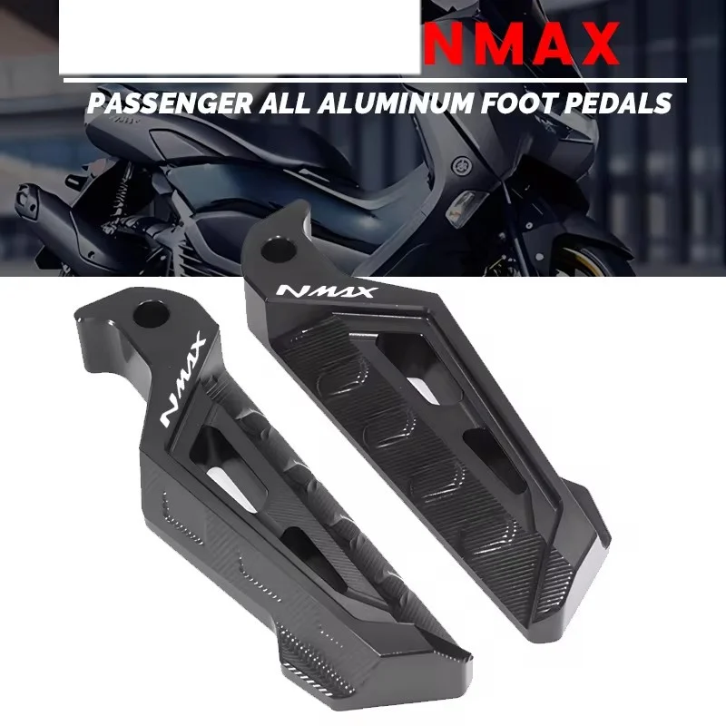 

Задние подножки для мотоцикла NMAX 160/155/125 с логотипом NMAX, подножка для пассажира, CNC, Задние подножки, педаль, аксессуары, детали