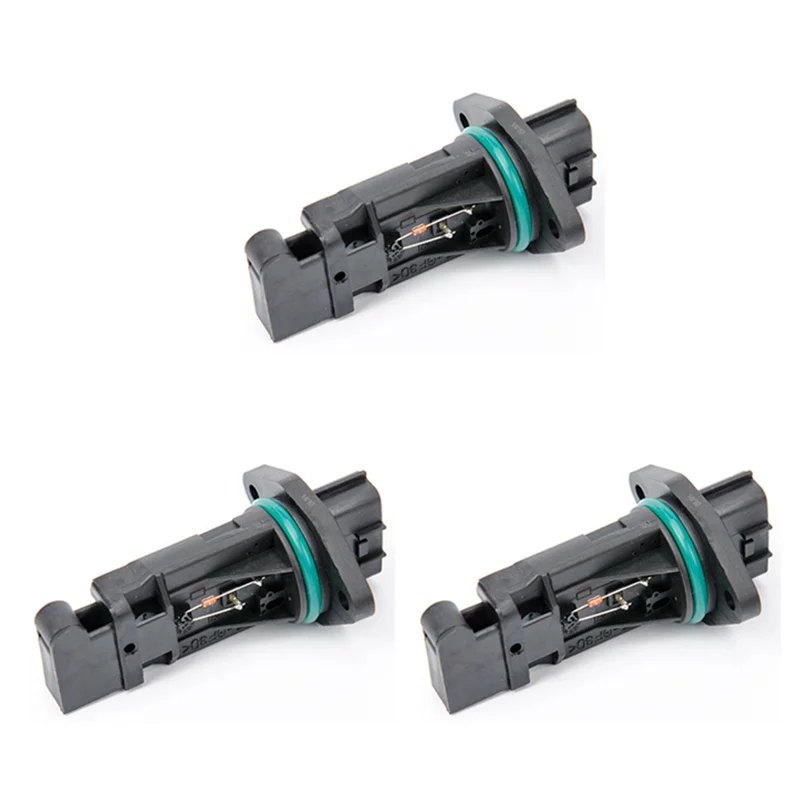 Sensor maf de fluxo de ar 3x, para nissan almera n16 primera p10 p11 p12 wp11 wp12 1.5 1.6 1.8l 22680-5u400 0280218094-l94a