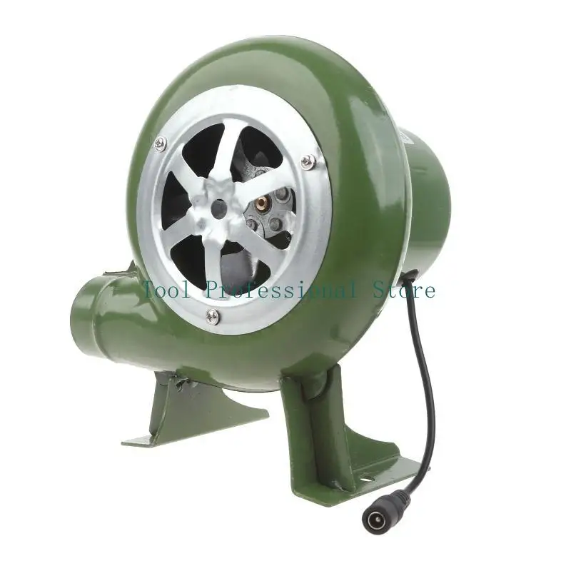 57QF Portable BBQ Fan Air Blower for Barbecue Camping Cooking DC12V