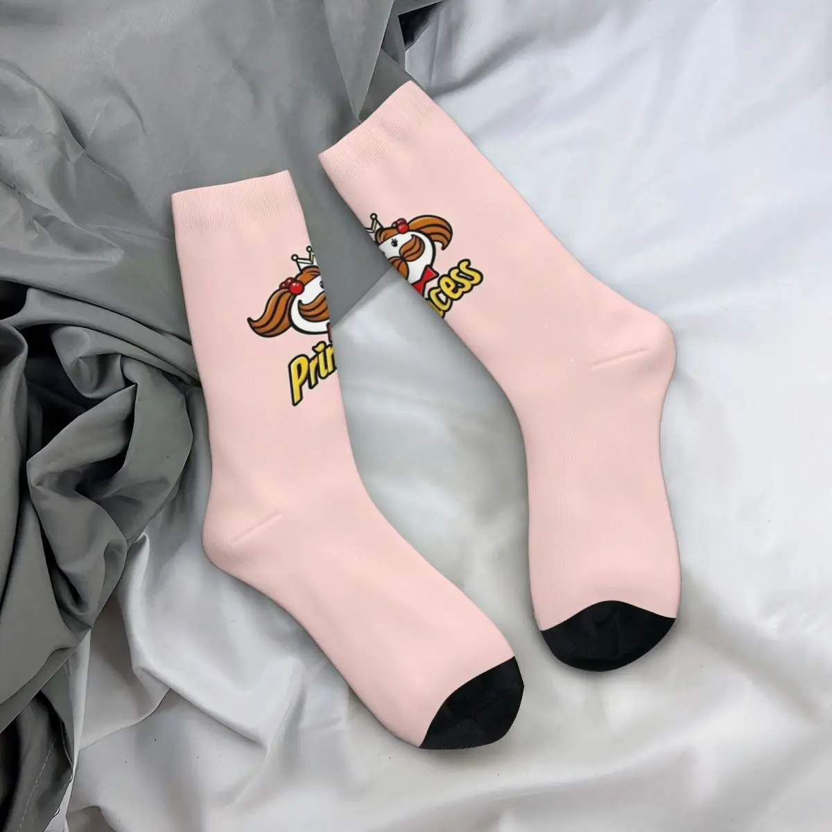 

Women Men Socks Pringles Chip Stockings Winter Retro Quality Socks Graphic Cycling Anti Skid Socks