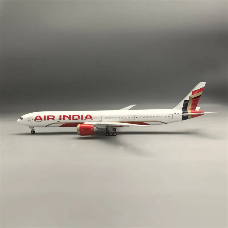 

Масштабная модель самолета Air India 777 (1:157, 47 см) из смолы, литая под давлением, с шасси, для коллекции, демонстрации, декора и подарков