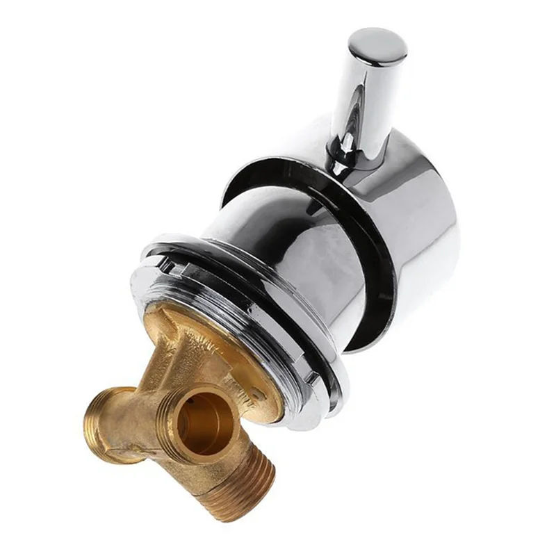 ABMO 2Pcs G1/2Inch Hot & Cold Water Mixing Valve Thermostatic Mixer 2 In & 1 Out Faucet For Shower Room