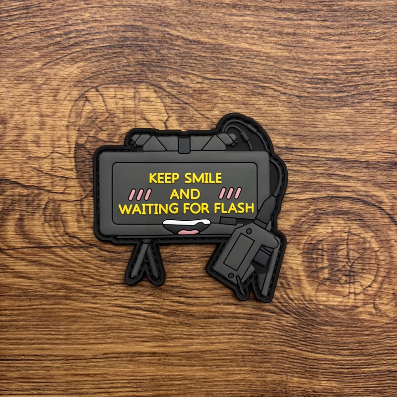 Positive Energie Kurze Sprüche PVC-Armband-Patch mit Klettverschluss, Inklusive Passendem Filzstoff für Kleidung, Taschen und Einzigartige DIY-Dekorative Abzeichen
