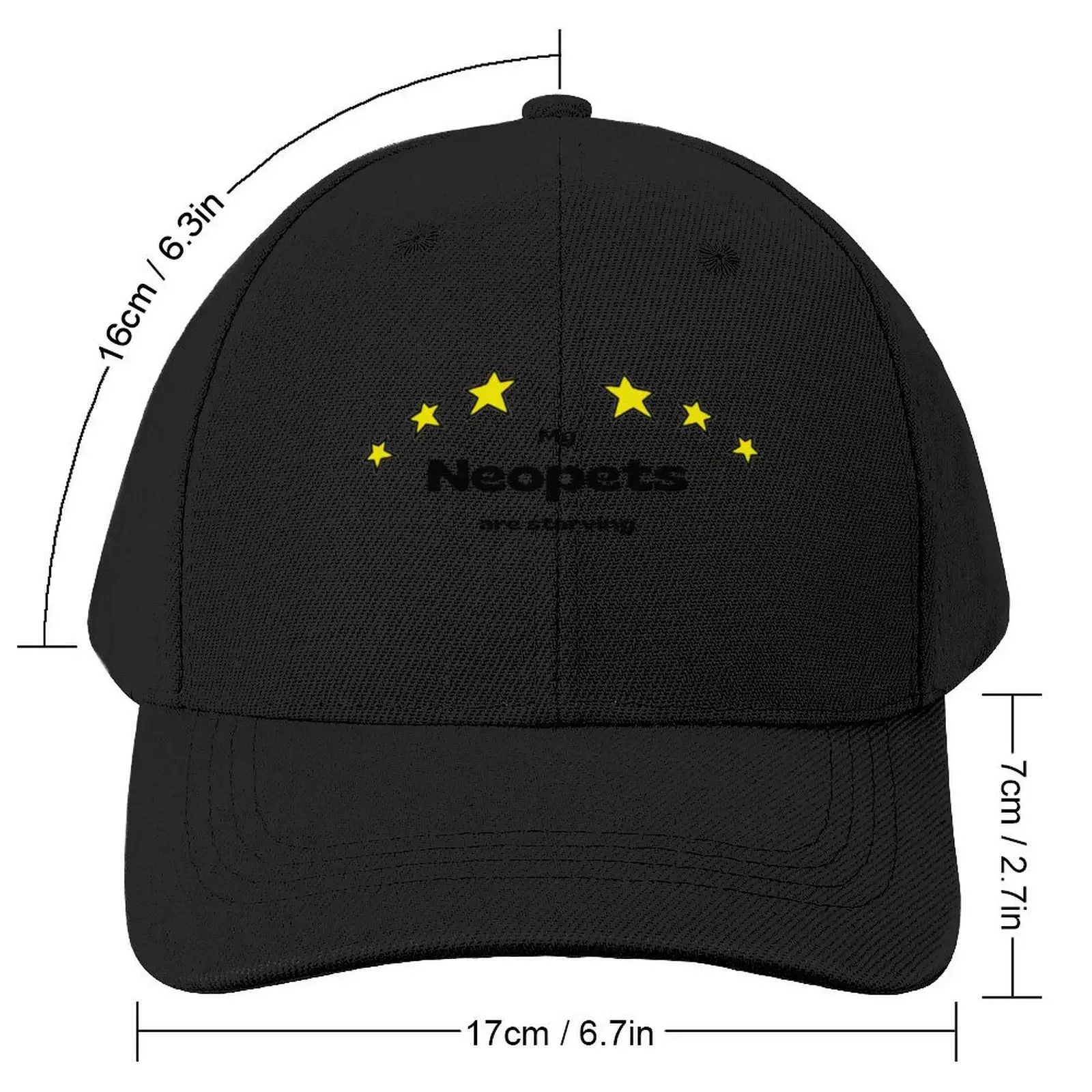 My Neopets are starving Baseball Cap Luxury Hat foam party Hat Woman Men's