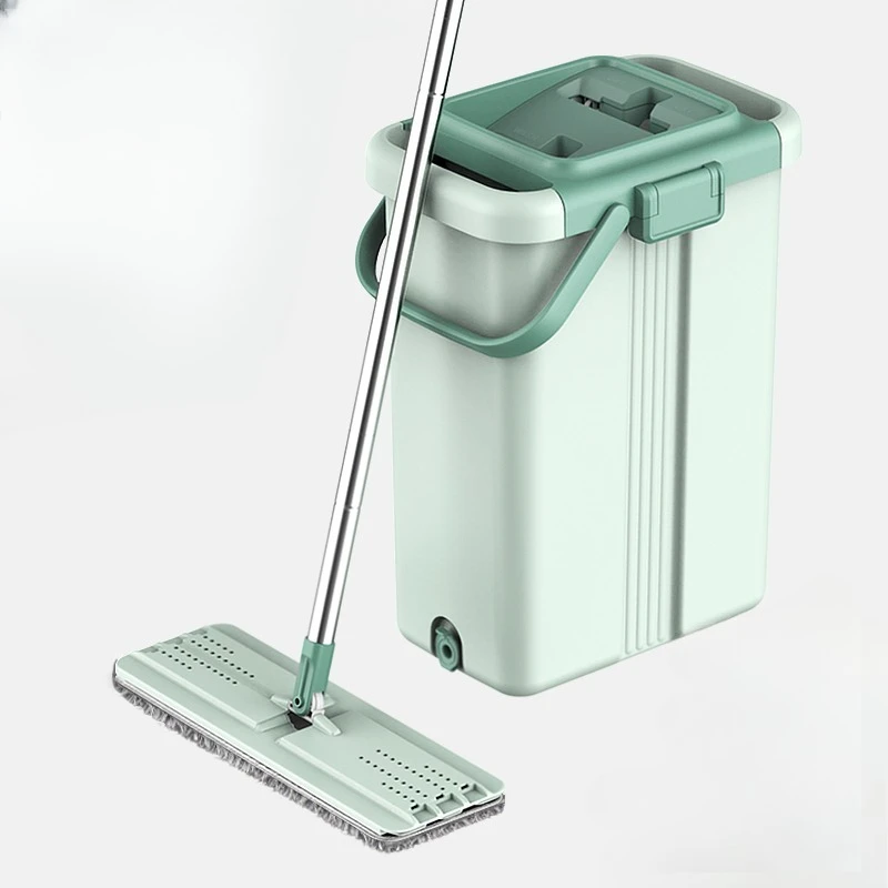 

Mop, No Hand Wash, Mop, Household, Large, Drag Bucket, Net