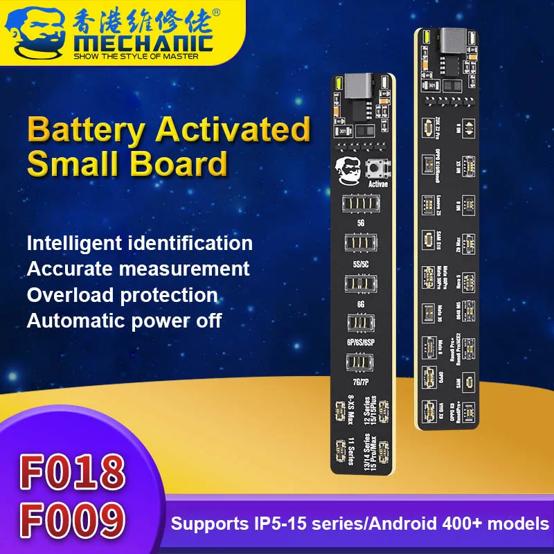 MECHANIC F018 F009 Battery Activation Detection Board Intelligent Identification For Phone 5-15 Pro Max Android Phone Activation