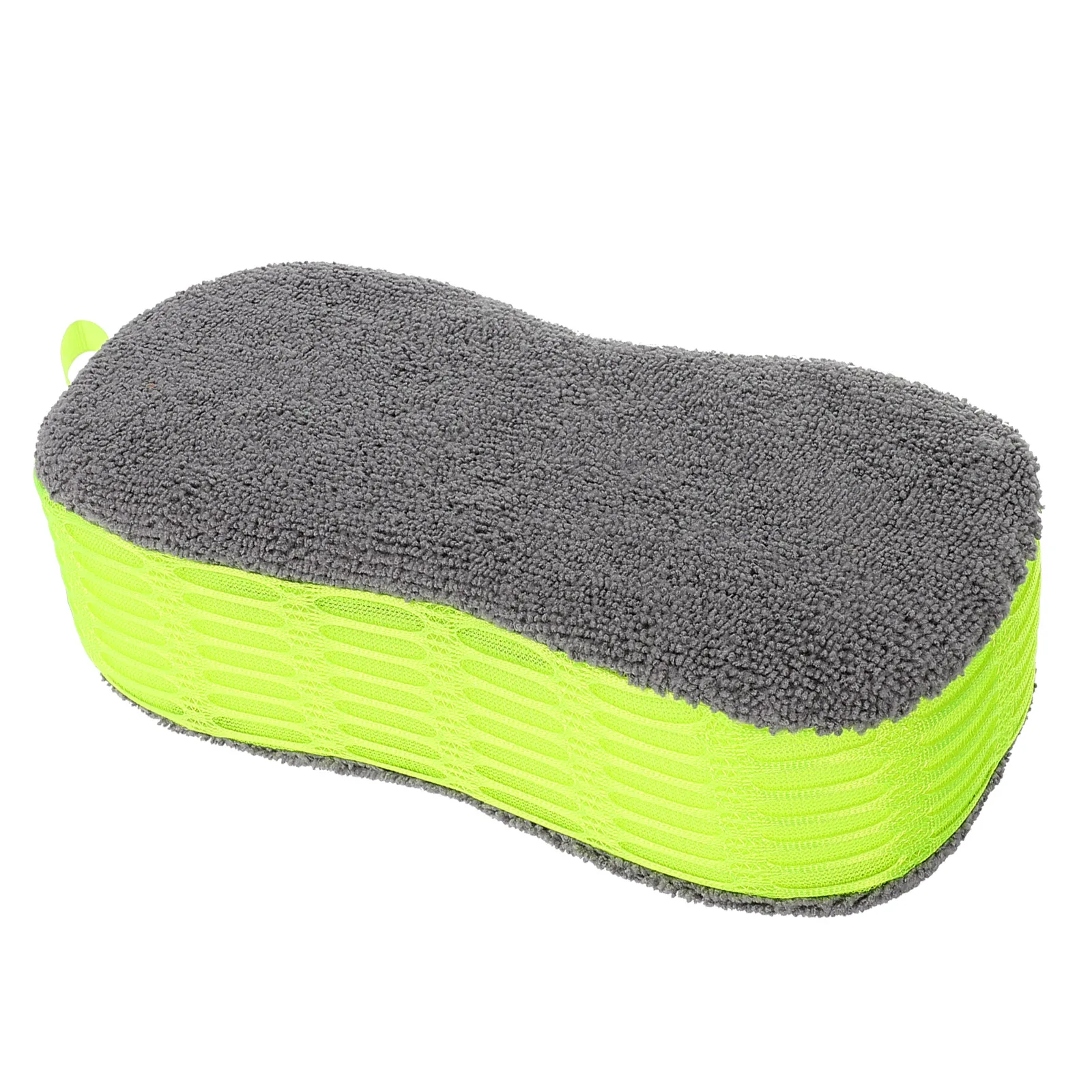 

8-Shaped Large Car Wash Sponge Grey High Density Quick Absorb Cleaning Waxing Durable Foam Pad Vehicle Kitchen Home Use