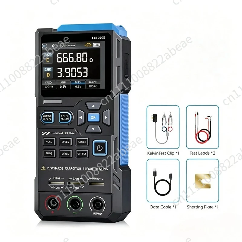 LC1020E High-Precision Handheld Tool Digital Bridge Tester Handheld LCR Meter Intelligent Component Recognition