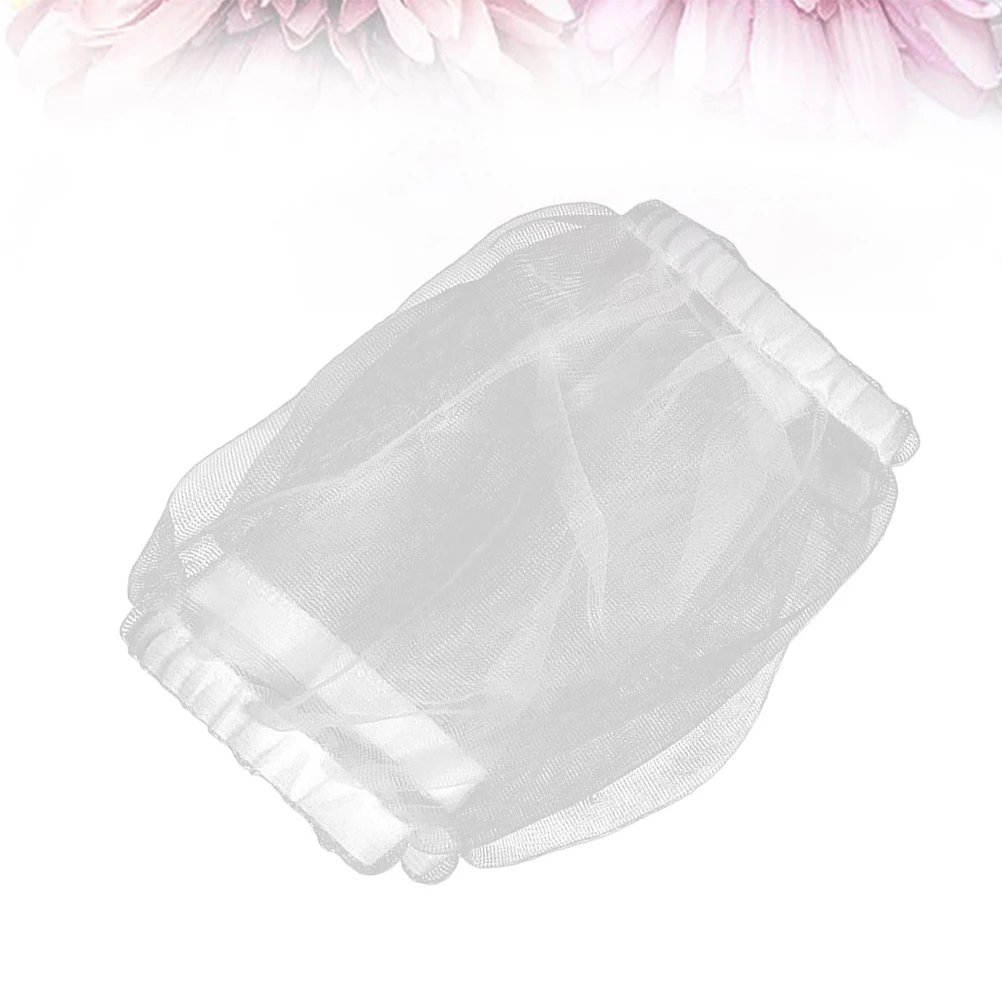 

Parrot Cage Net Mesh Bird Cage Skirt Accessory Dustproof Guard Supplies - Size L (White) 1pc