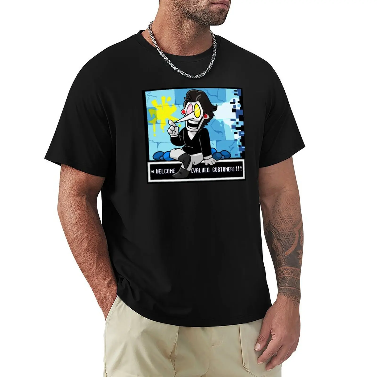 Welcome [Valued Customer]!!! T-Shirt Casual Daily Outfit T-Shirt