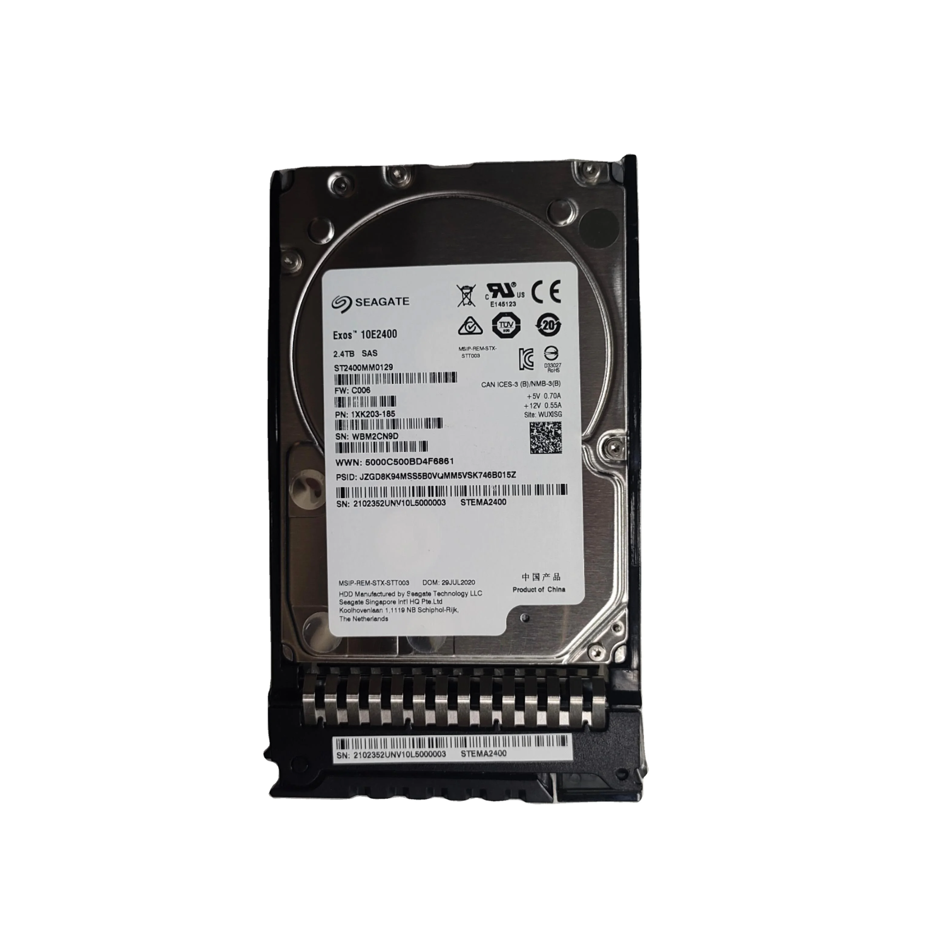 

Жесткий диск HDD 02352UNV 2,4 TB 10K SAS 2,5 "OceanStor 5610