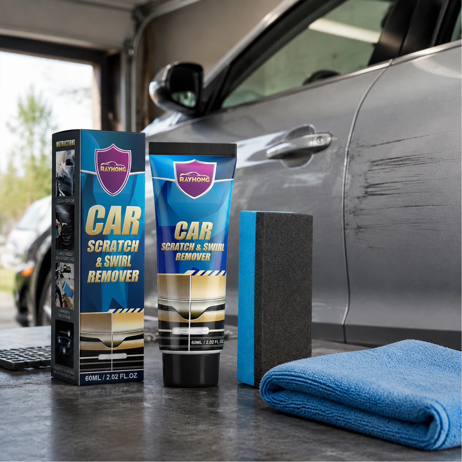 Upgraded Car Scratch Remover K - Car Scratch Repair Polishing Wax Paste recension och pris