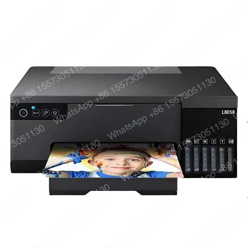 New Black A3 L18050 Portable Photo Printer 6-Color Sublimation UV Inkjet Printer for L18058 Automatic with A4 Print Dimension