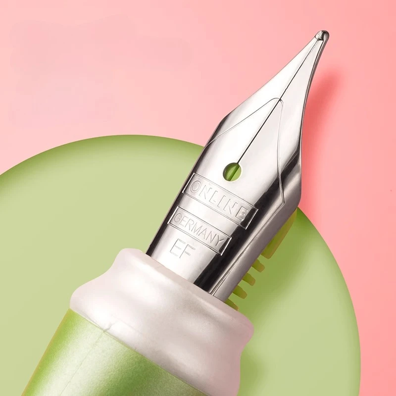 Made in Germany ออนไลน์ Macaron สี Fountain ปากกาสีเครื่องเขียน EF F M 0.38 0.5 0.7MM Nib Ink ปากกาการเขียนคุณภาพสูง