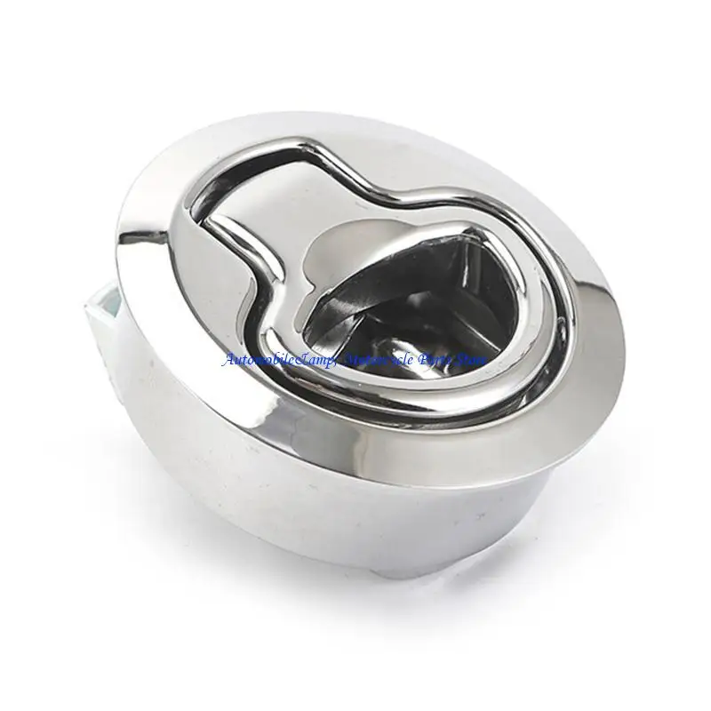 H7BD 61mm Diameter Flush Pull Slam for Latch Embedded Lift Handle for Latch for RV Motorhome Trailer Easy to Install
