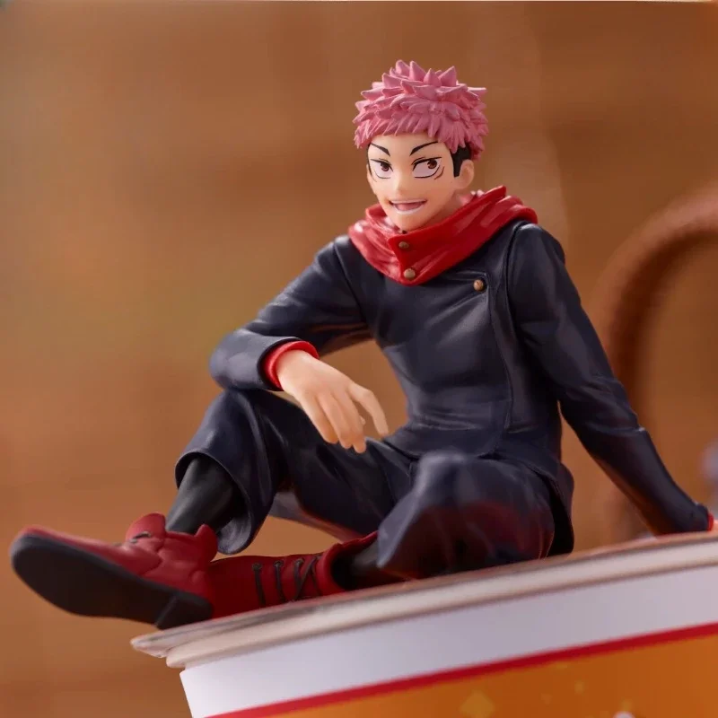 Jujutsu Kaisen figura Itadori Yuji Anime Pvc modelo 8CM adornos colección muñeca escritorio para exhibición muñeca regalo juguete para niños