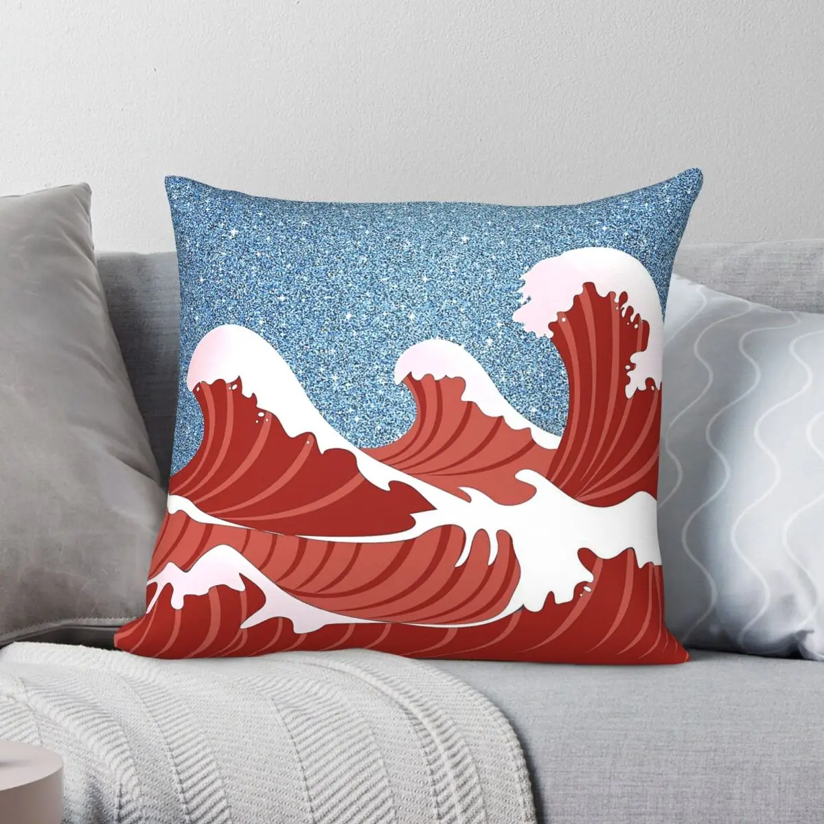 Phish Ruby Waves Alpine Valley Jam Square Pillowcase Polyester Linen Velvet Creative Zip Decor Home Cushion Case 45x45