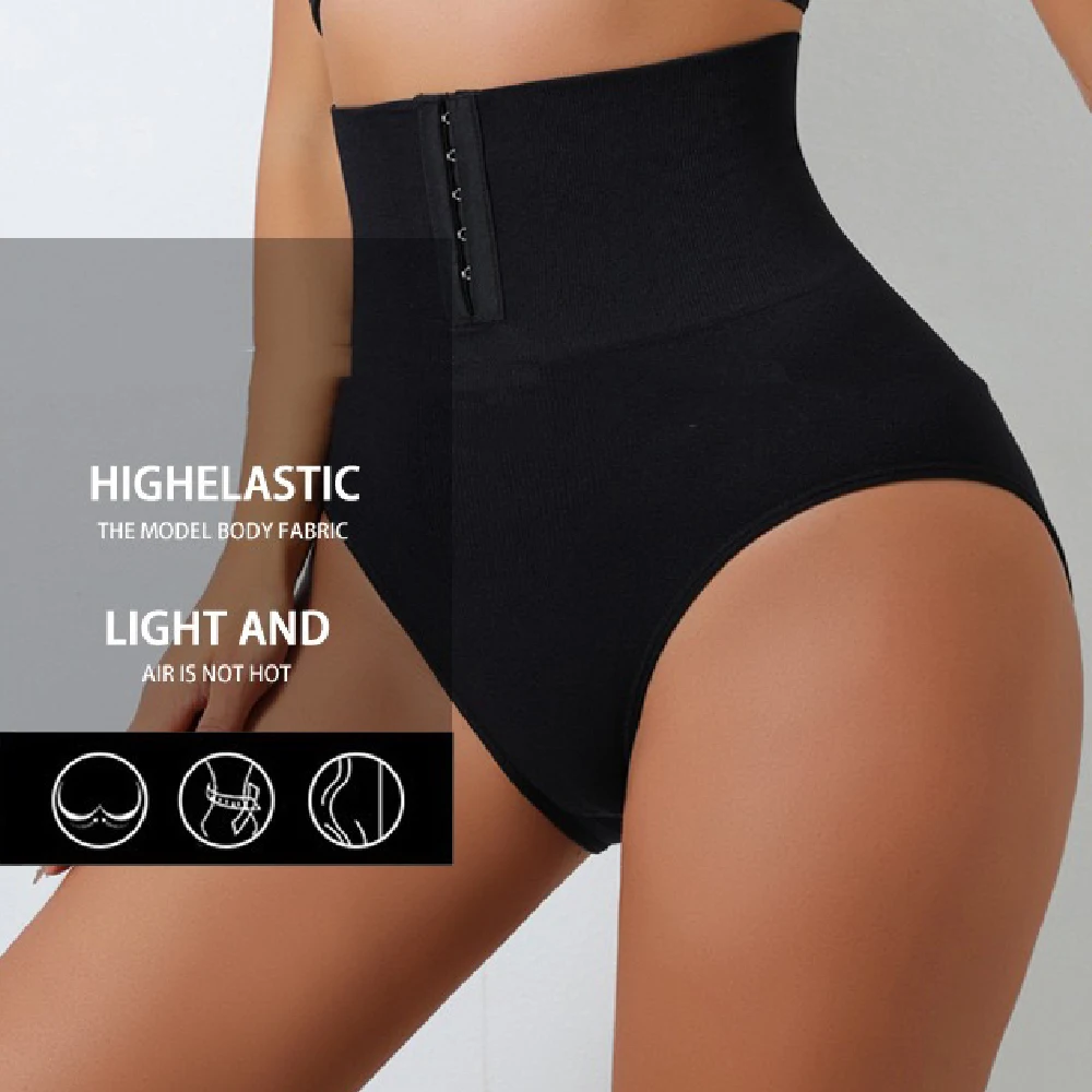 1PCS  Hook & Eye Closure High Waist Shapewear Shorts,Women Tummy Control Butt Lifter Briefs,Slimming Waist Trainer Corset